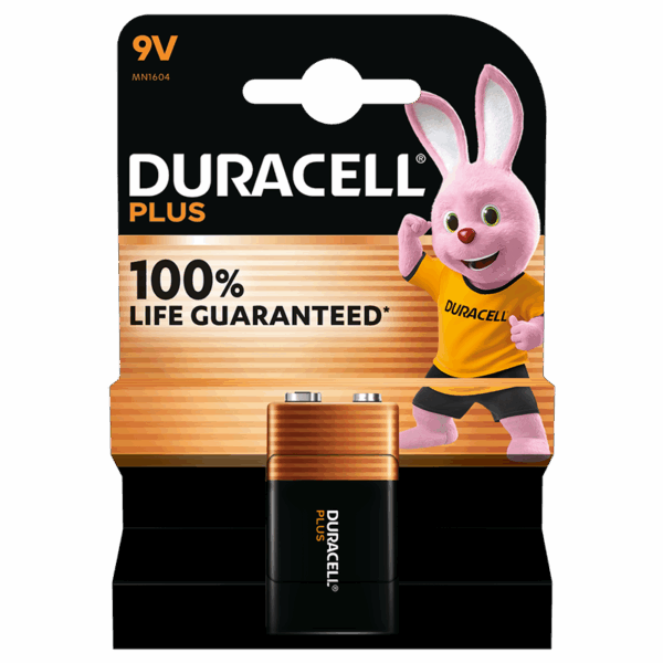 Duracell Plus 9V K1