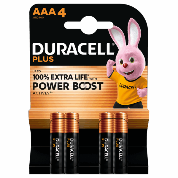 Duracell Plus POWER BOOST AAA K4