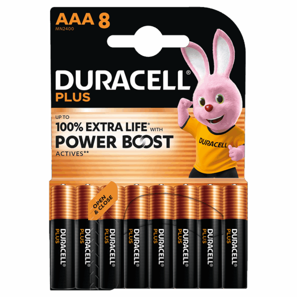 Duracell Plus POWER BOOST AAA K8