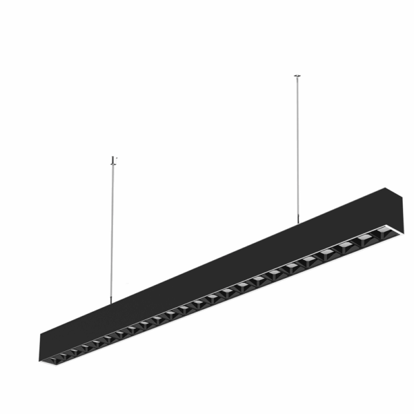 LED Linienleuchte DOMI II schwarz UGR<19 24-40W 3000/4000/5000K
