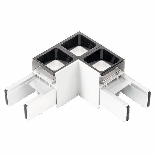 L-Verbinder für DOMI II Reflektor weiß