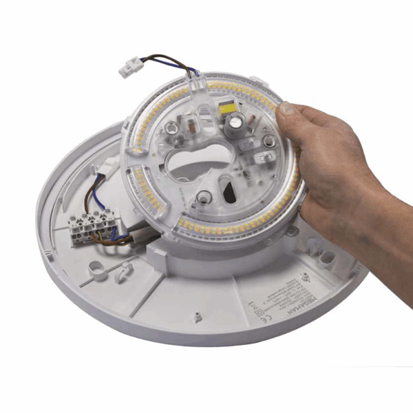 LED Wand-/Deckenleuchte RENZO XChange 390 IP44 10/15/20W CCT mit HF-Sensor – Bild 2